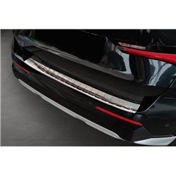Rear bumper trim for BMW X1 2022- | Silver Stainless steel
