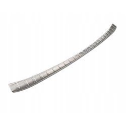 Rear bumper trim for BMW iX 2021- | Silver Stainless steel