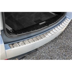 Rear bumper trim for BMW X3 FL 2006-2010 | Silver Stainless steel