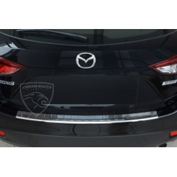 Nakładka z zagięciem na zderzak (stal szczotkowana) Mazda 3 Hatchback