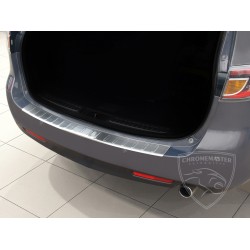 Nakładka z zagięciem na zderzak (stal szczotkowana) Mazda 6 Kombi GH