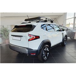 Rear bumper trim for Dacia Duster 2024- | Silver Stainless steel