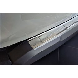 Rear bumper trim for Dacia Duster 2024- | Silver Stainless steel