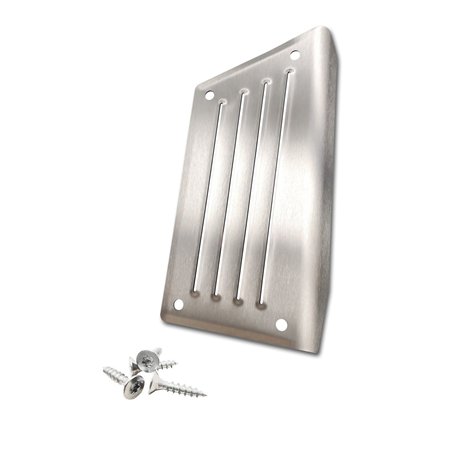 Footrest plate for Nissan Qashqai 2021- | Silver Stainless steel