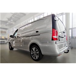 Footrest plate for Mercedes V-Class 2014- | Stainless steel