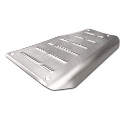 Footrest plate for Toyota RAV4 2019- | Silver Stainless steel