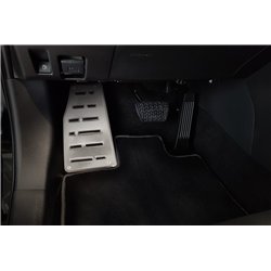 Footrest plate for Toyota RAV4 2019- | Silver Stainless steel