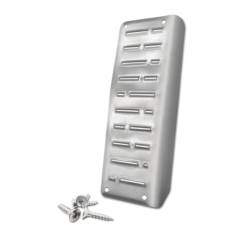 Footrest plate for Ford Mustang Mach-E 2021- | Stainless steel