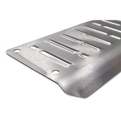 Footrest plate for Ford Mustang Mach-E 2021- | Stainless steel
