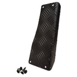 Footrest plate for Toyota Corolla Cross 2022- Black Aluminum