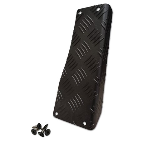 Footrest plate for Toyota Corolla Cross 2022- Black Aluminum