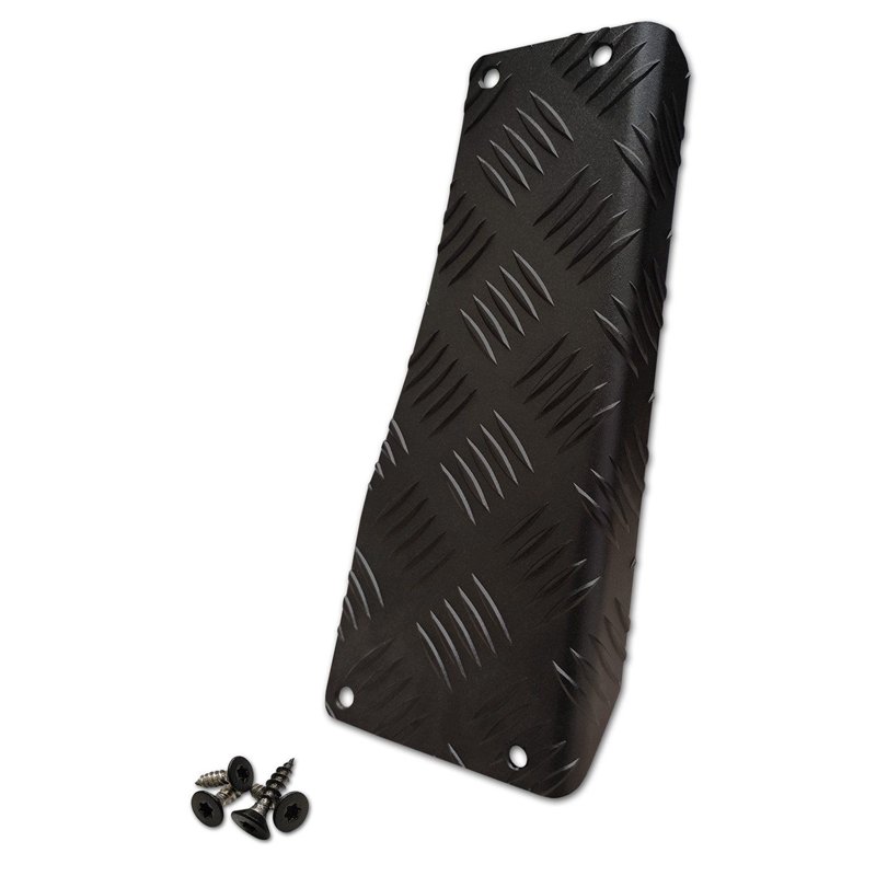 Footrest plate for Toyota Corolla Cross 2022- Black Aluminum