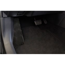 Footrest plate for Toyota Corolla Cross 2022- Black Aluminum