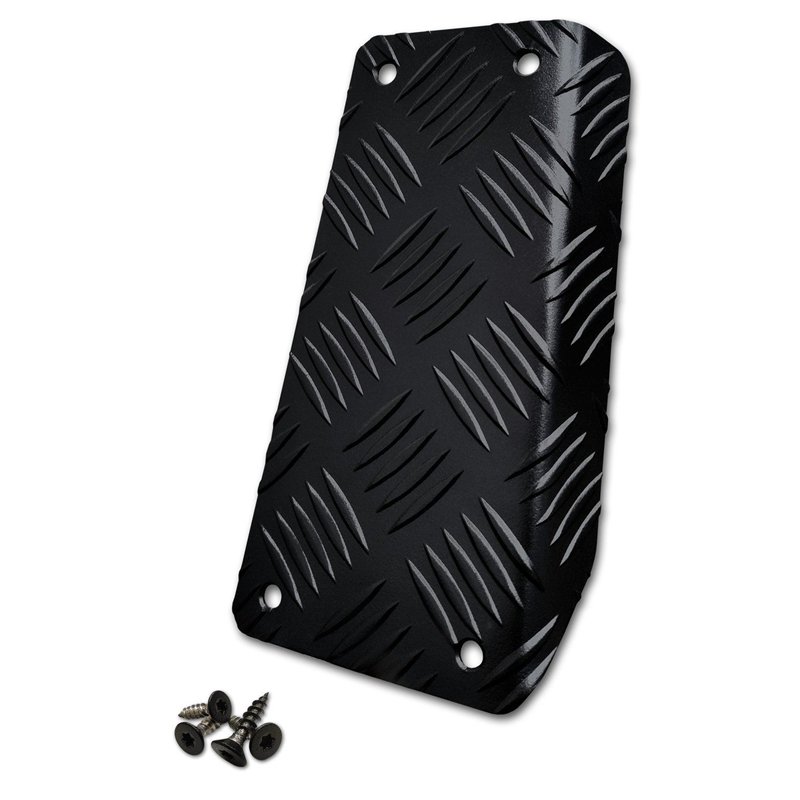 Podstopnica do Ford Ranger IV 2023- Czarny Aluminium Ryflowane