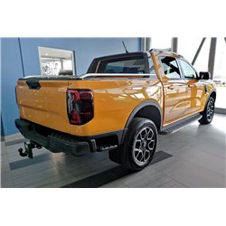 Podstopnica do Ford Ranger IV 2023- Czarny Aluminium Ryflowane