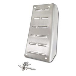 Footrest plate for Skoda Enyaq iV 2021- | Silver Stainless steel