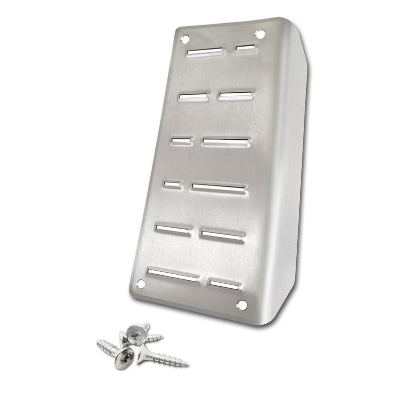 Footrest plate for Skoda Enyaq iV 2021- | Silver Stainless steel