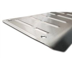 Footrest plate for Skoda Enyaq iV 2021- | Silver Stainless steel
