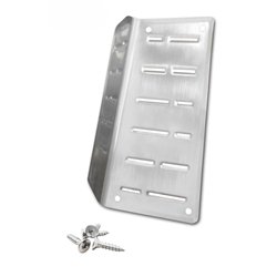 Footrest plate for Skoda Enyaq iV 2021- | Silver Stainless steel