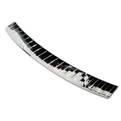 Rear bumper trim for Opel Mokka X FL 2016-2019 | Stainless steel