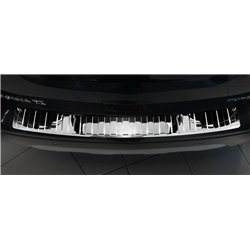 Rear bumper trim for Opel Mokka X FL 2016-2019 | Stainless steel