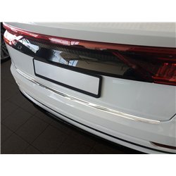 Rear bumper trim for Audi Q8 2018-2022 | Chrome Stainless steel