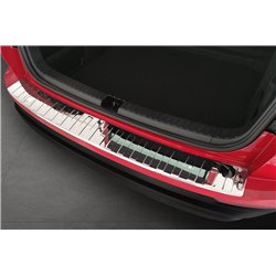 Rear bumper trim for Skoda Karoq FL 2021- | Stainless steel