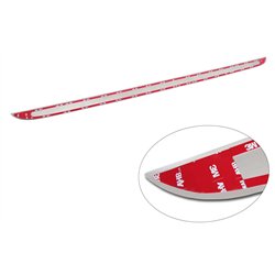 Rear tailgate edge trim for Renault Captur 2020- Stainless steel