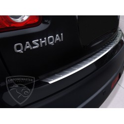 Nakładka z zagięciem na zderzak (stal szczotkowana) Nissan QASHQAI