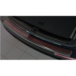 Rear bumper trim for Audi Q5 2008-2016 | Black Stainless steel