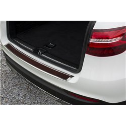 Rear bumper trim for Mercedes GLC 2015-2022 | Stainless steel