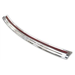 Rear bumper trim for Porsche Macan 2014- | Chrome Stainless steel