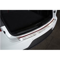 Rear bumper trim for Porsche Macan 2014- | Chrome Stainless steel