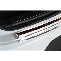 Rear bumper trim for Porsche Macan 2014- | Chrome Stainless steel