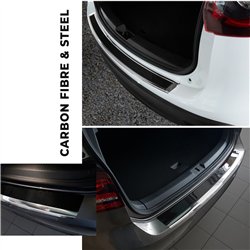 Rear bumper trim for BMW X6 Coupe 2014-2019 | Stainless steel