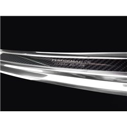 Rear bumper trim for Porsche Cayenne 2017- Chrome Stainless steel