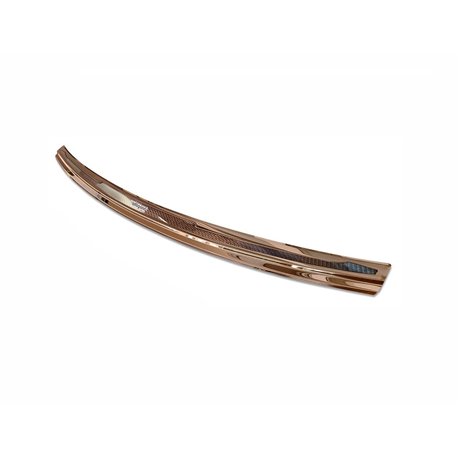 Rear bumper trim for Porsche Cayenne 2017- Copper Stainless steel