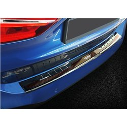 Rear bumper trim for BMW X1 2015-2022 | Stainless steel