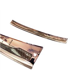 Rear bumper trim for BMW X1 2015-2022 | Copper Stainless steel