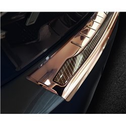 Rear bumper trim for BMW X1 2015-2022 | Copper Stainless steel