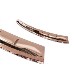 Rear bumper trim for BMW X3 2017-2024 | Copper Stainless steel