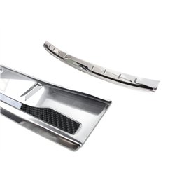 Rear bumper trim for BMW X5 2018- | Chrome Stainless steel