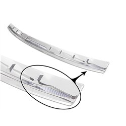 Rear bumper trim for BMW X5 2018- | Chrome Stainless steel