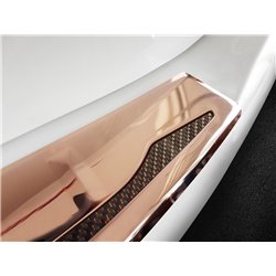 Rear bumper trim for BMW X5 2018- | Copper Stainless steel