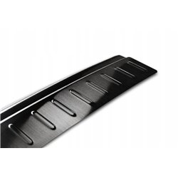 Rear bumper trim for Porsche Macan 2014- | Stainless steel