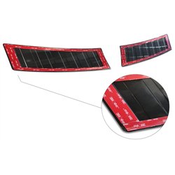 Rear bumper trim for Opel Mokka 2021- | Graphite Stainless steel