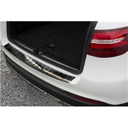 Rear bumper trim for Mercedes GLC 2015-2022 | Stainless steel
