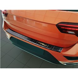 Rear bumper trim for Volkswagen VW T-Roc 2017- | Stainless steel