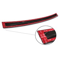 Rear bumper trim for Audi Q7 2015- | Graphite Stainless steel