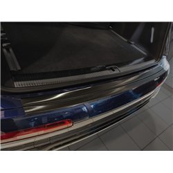 Rear bumper trim for Audi Q7 2015- | Graphite Stainless steel